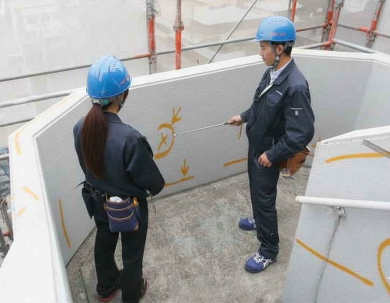 下地補修をしっかりと　イメージ