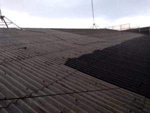 倉庫などの屋根塗装も行っています 本文画像