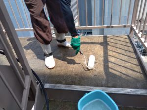 外階段のお手軽防水 本文画像