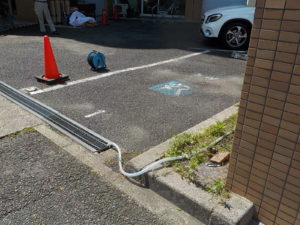 ゴミ置き場の新設工事 本文画像