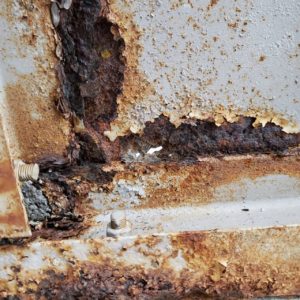 外部鉄骨階段の簡単な補修 本文画像