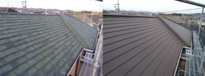 春日井市　屋根の葺き替え工事 本文画像