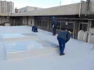 公共工事も大詰めです。 本文画像