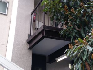 鉄骨階段の補修（１） 本文画像