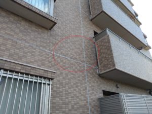 マンションタイルのはがれ 本文画像