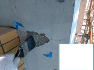 コンクリート打放し面の補修 本文画像