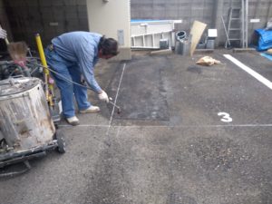 駐車場の補修 本文画像