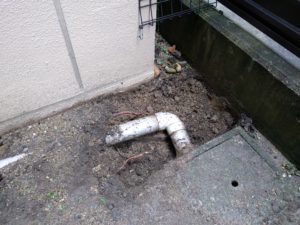 専用庭の地盤沈下 本文画像