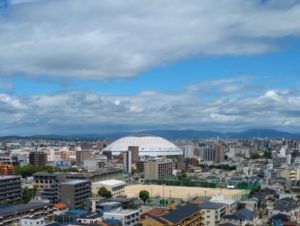 屋上からの眺めに癒される 本文画像