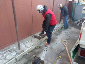 フェンスのやり替え工事 本文画像