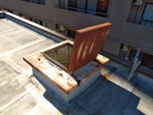 屋上点検ハッチ周囲の処理 本文画像