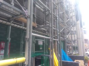 足場の補強 本文画像