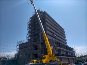 足場解体 本文画像