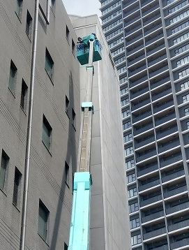 名古屋市の市街地で外壁打診点検を実施しました！ アイキャッチ