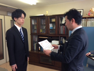 内定式 本文画像