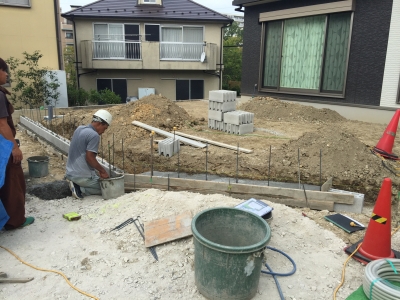 お庭 進行中 本文画像