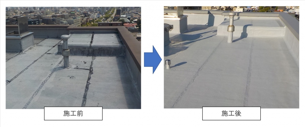 『屋上防水の延命でライフサイクルコストダウン』 本文画像